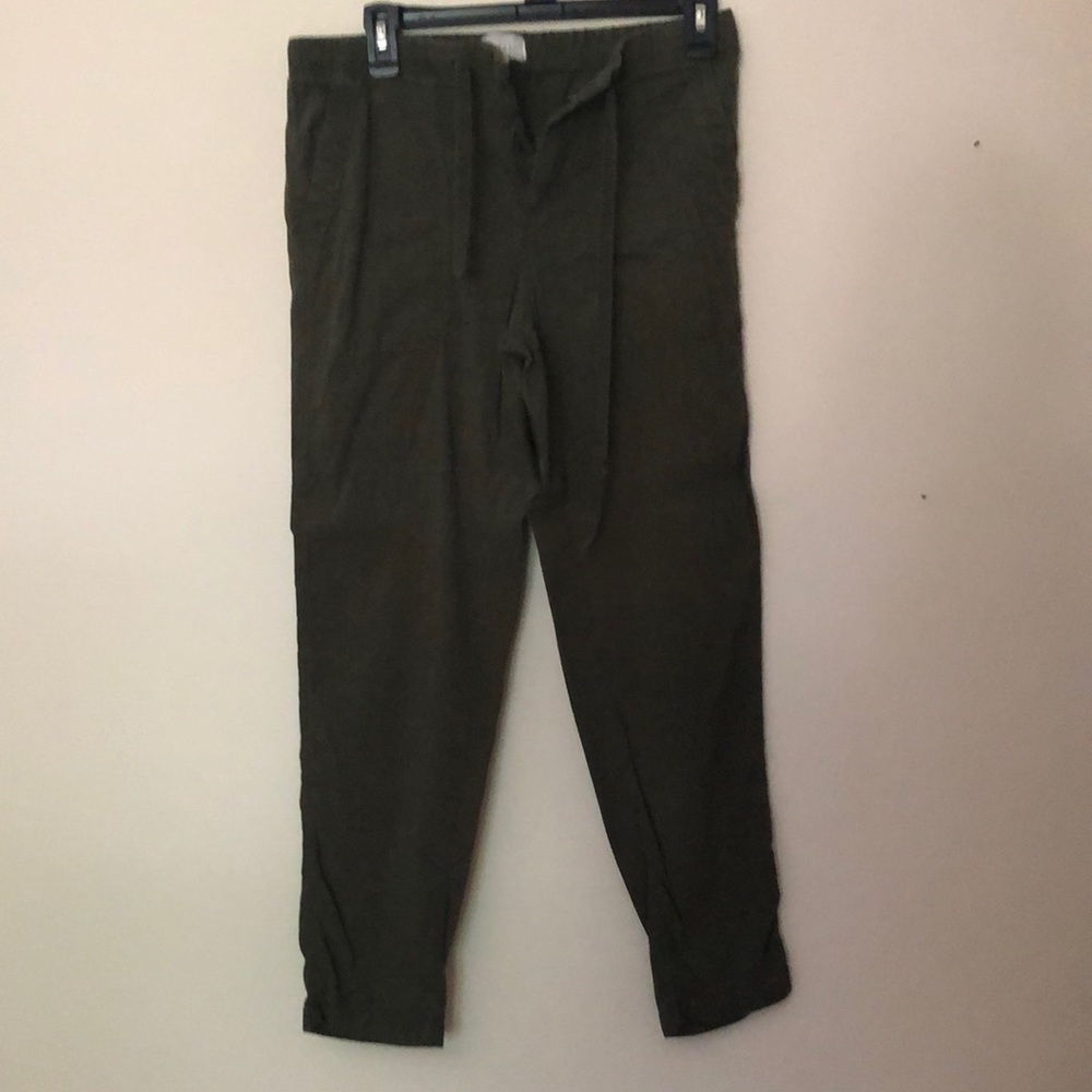Lou & Grey linen blend drawstring pants